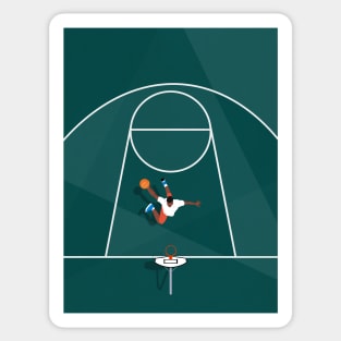 Shoot Hoops | Basketball Court Artwork Sticker